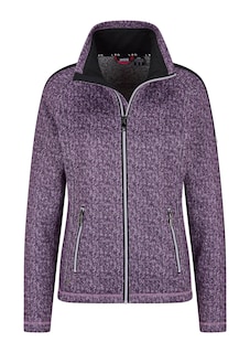 Knitted-look fleece jacket thumbnail 4