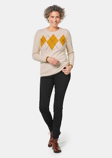 Zachte pullover met hoogwaardige intarsia thumbnail 2