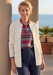 Cardigan avec motif torsadé thumbnail 7