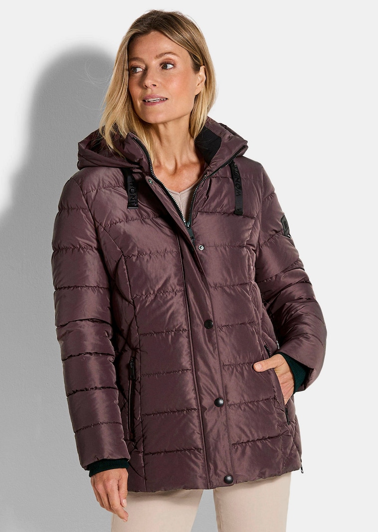 Steppjacke mit Reissverschlusstaschen