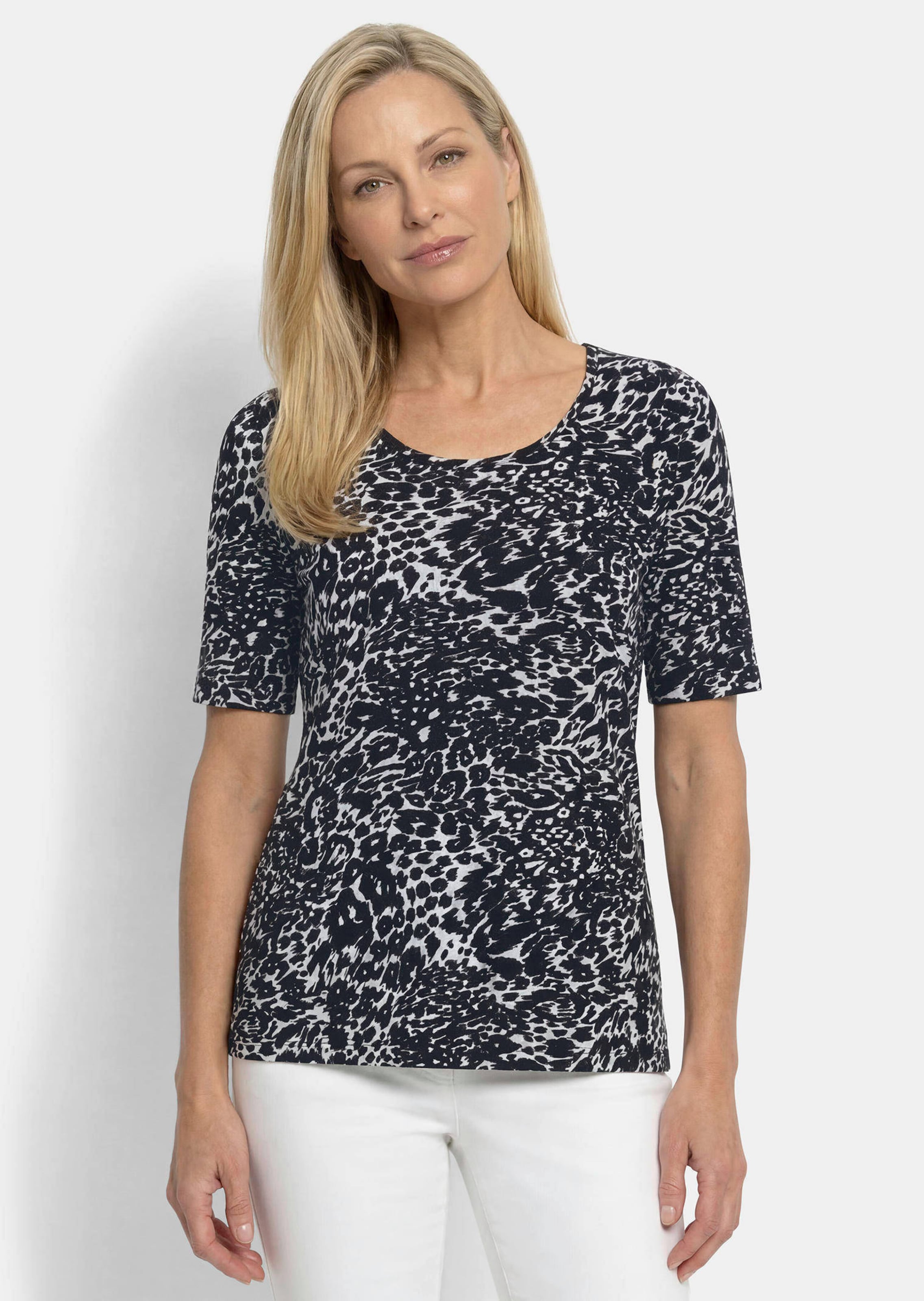 Viscose shirt met luipaardprint