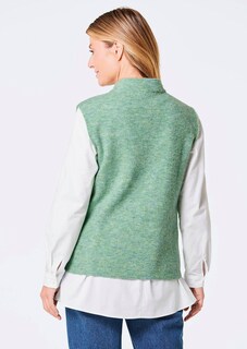 Joustinneuleliivi, jossa pystykaulus thumbnail 4