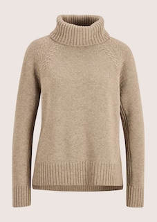 Rollkragen-Pullover in modischer Kurzform thumbnail 7