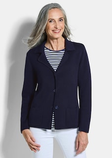 Blazer en tricot avec poches plaquées thumbnail 1