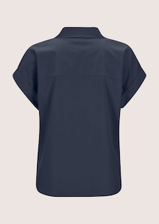 Kurzärmelige Bluse mit Seitenschlitzen thumbnail 8