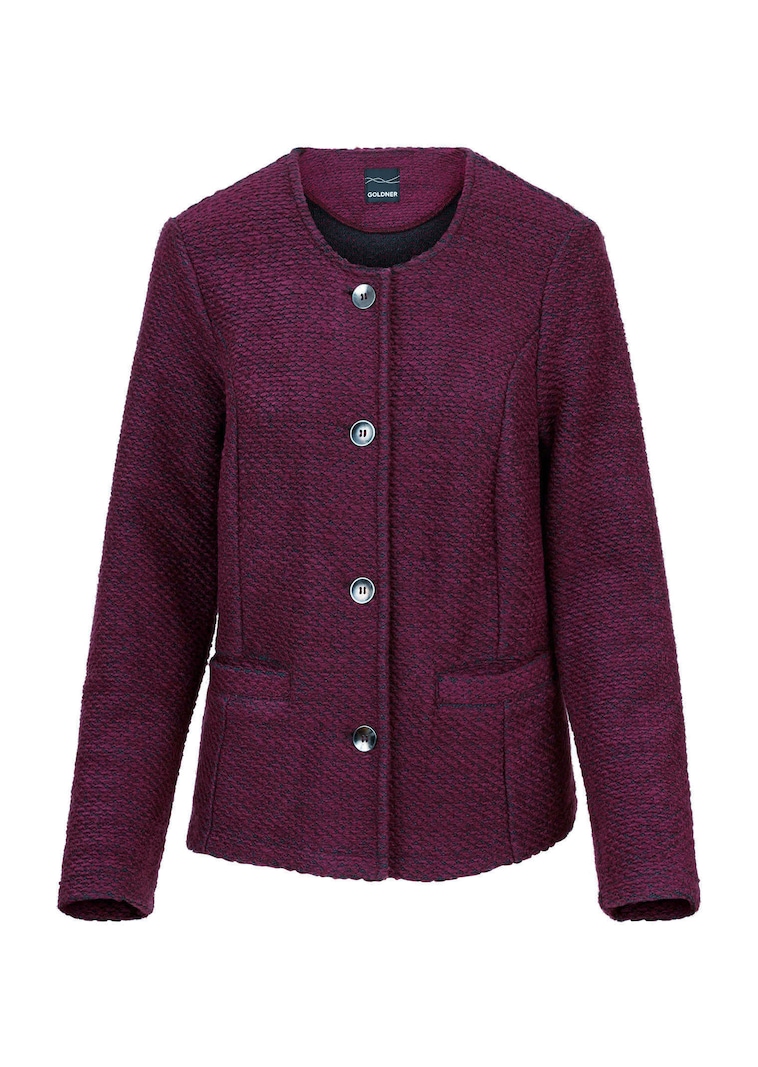 Blazer féminin à l'aspect bouclette
