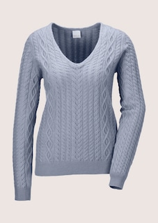 Pull en cachemire à col en V thumbnail 7