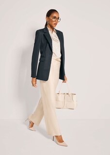 Blazer in klassischer Einreiher-Form mit Reverskragen thumbnail 5