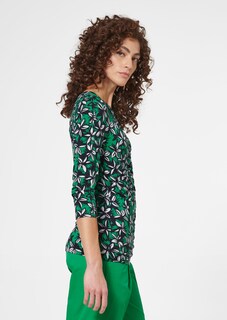 T-shirt avec motif floral thumbnail 5
