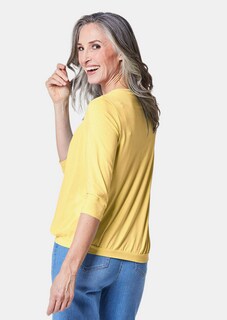 Gepflegtes Shirt in eleganter Blusen-Optik thumbnail 3