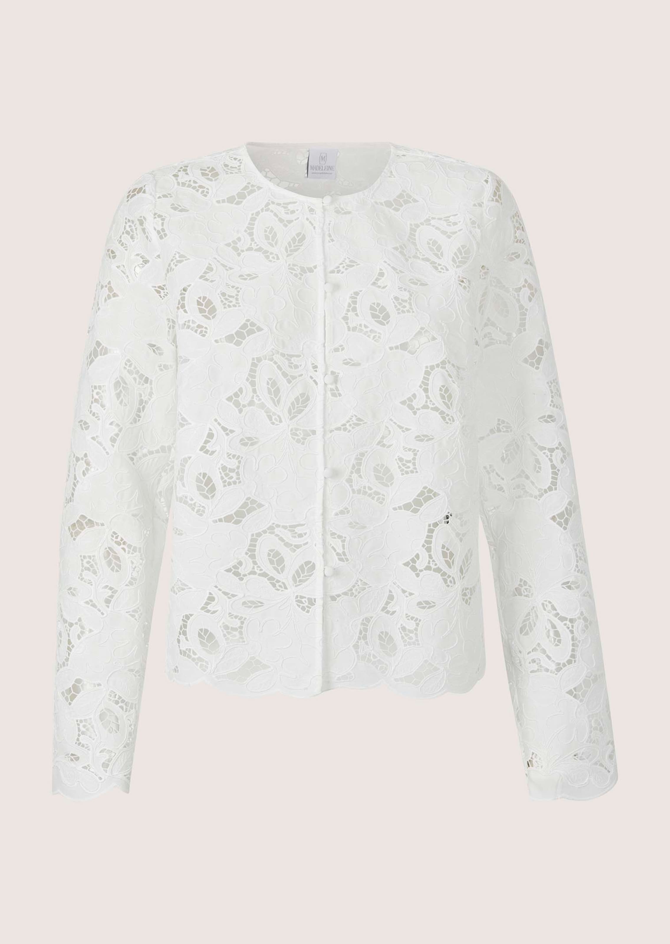 Romantische blouse van fijne kant