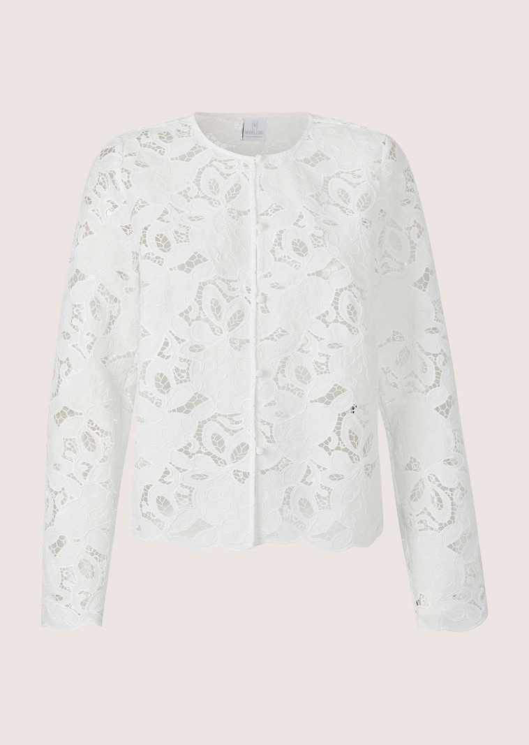 Romantische blouse van fijne kant