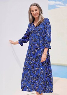 Hängerchen Kleid mit floralem Druck thumbnail 7