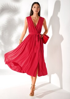 Langes Kleid in Wickel-Optik thumbnail 1