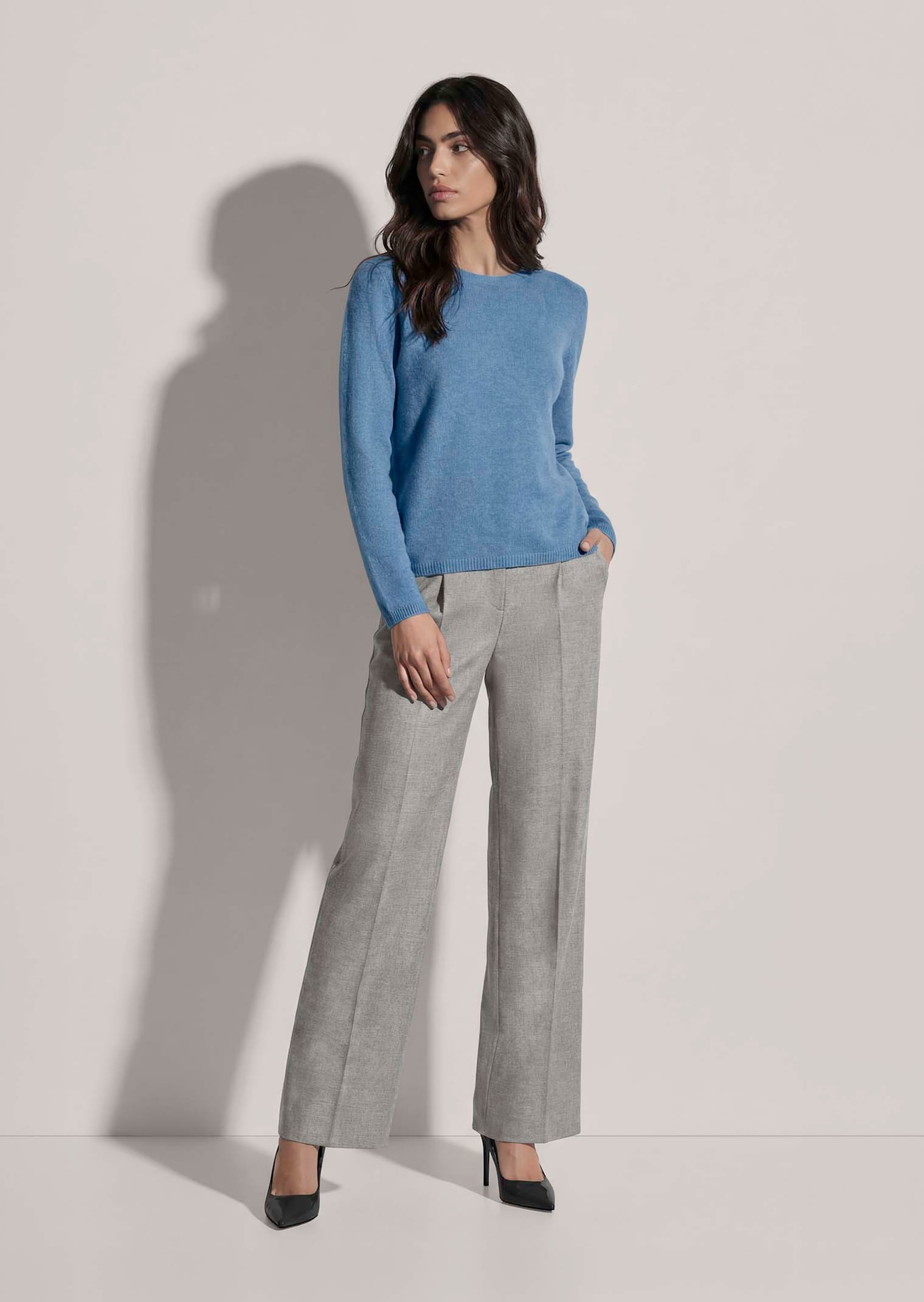Pull à col rond en Good Cashmere