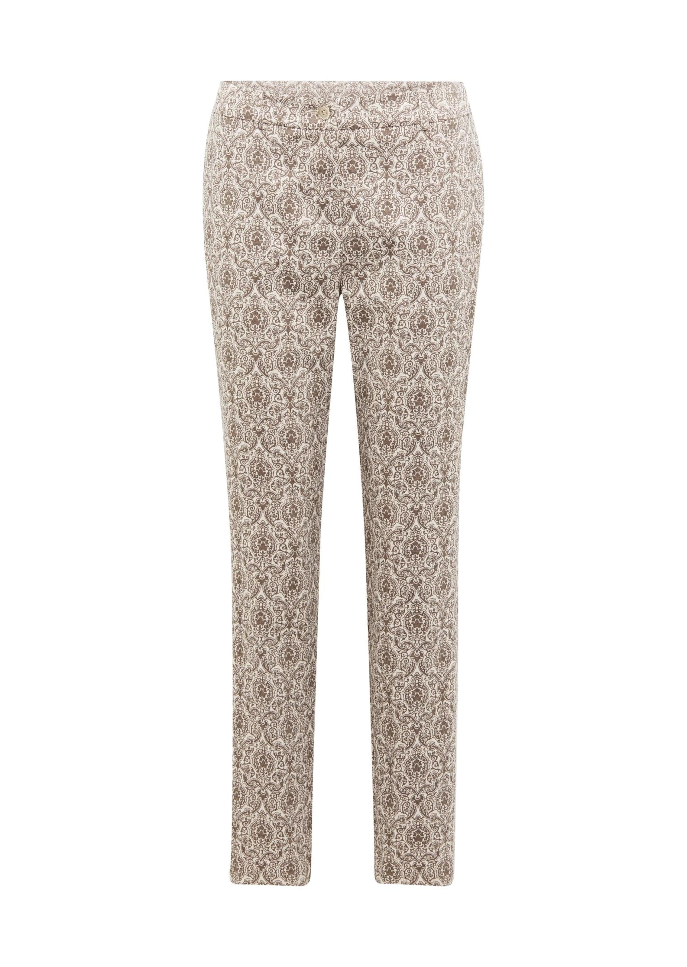 Hennosti hohtavat jacquard-stretchhousut