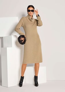 Robe en maille à col modulable thumbnail 5