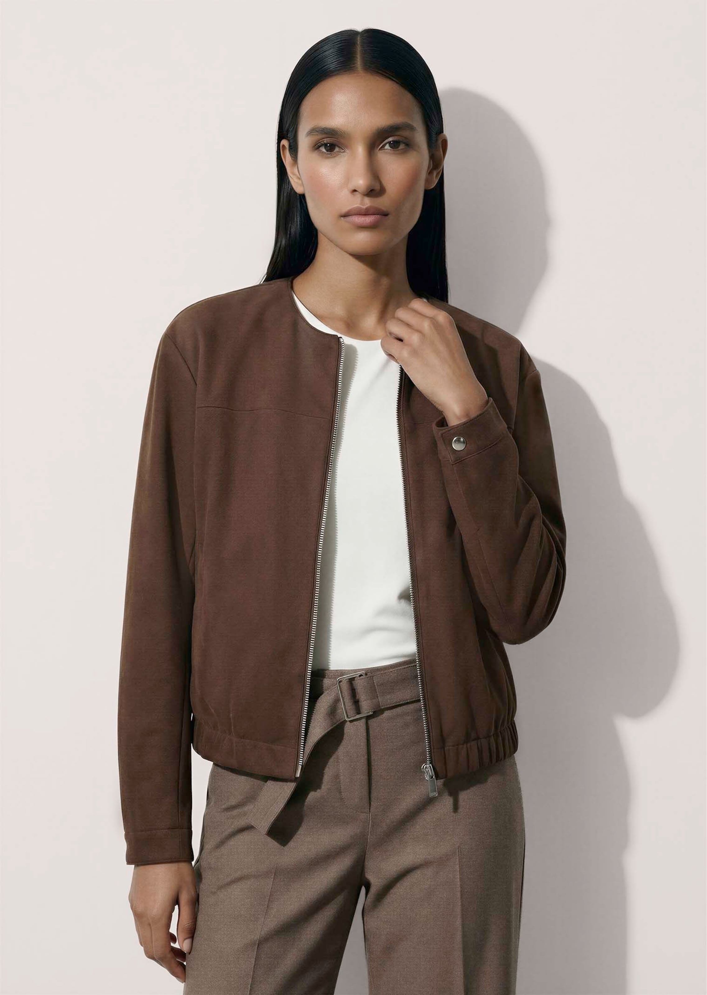 Blouson in suèdelook