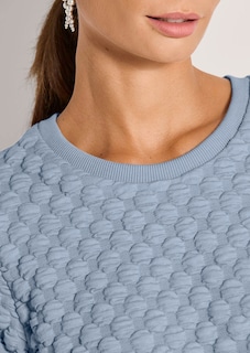 Sweatshirt mit Cloqué-Struktur thumbnail 6