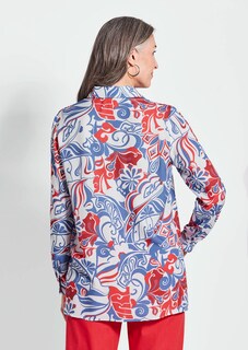 Hemdbluse mit Alloverdruck thumbnail 3