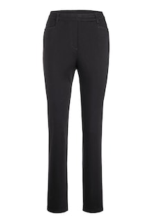 Pantalon LOUISA à taille élastique en coton satiné thumbnail 6