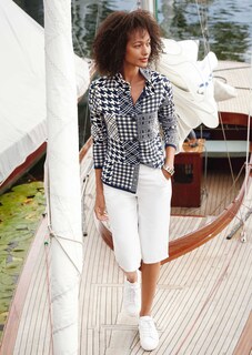 Elégant blazer en maille thumbnail 1