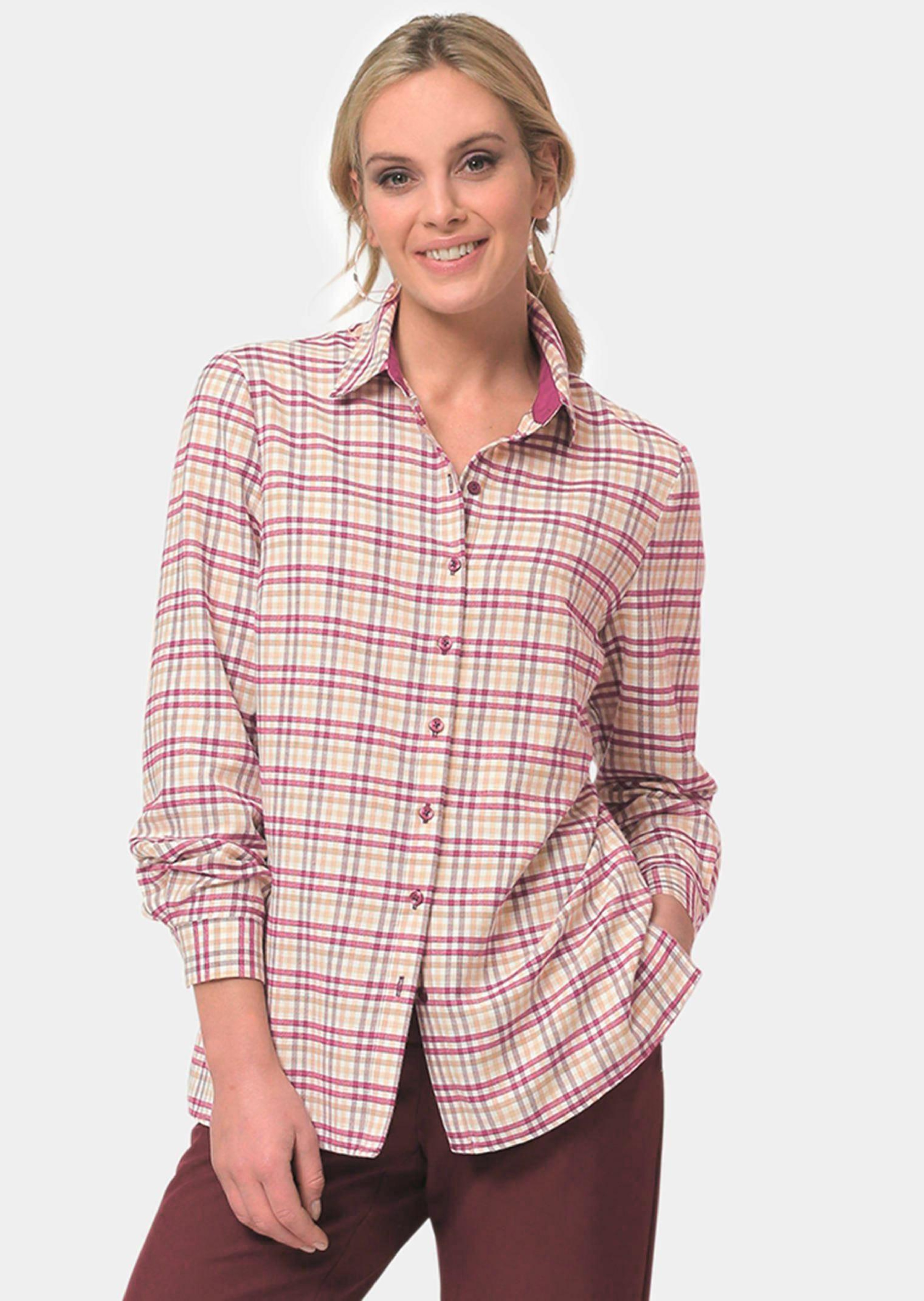 Geruite blouse