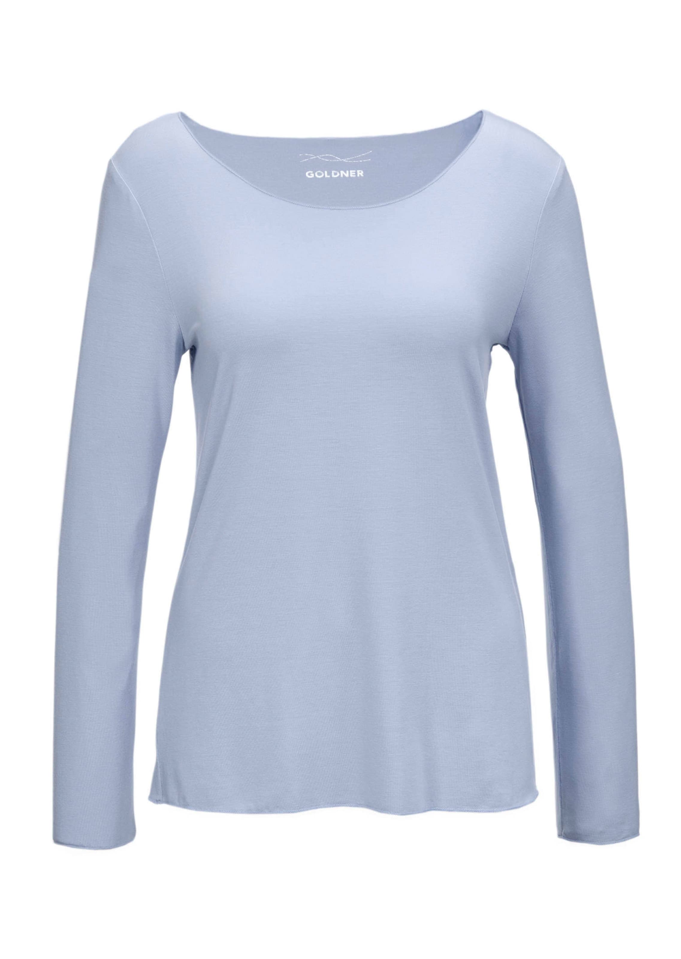 Veelzijdig te combineren shirt met lange mouwen en harmonieuze sierrand