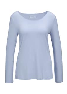 Veelzijdig te combineren shirt met lange mouwen en harmonieuze sierrand thumbnail 6