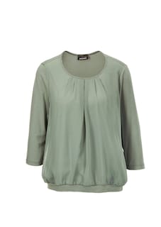 Verzorgd shirt in elegante blouselook thumbnail 6