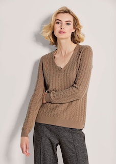 Pull en cachemire à col en V thumbnail 2