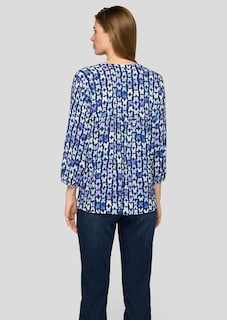 Blouse à enfiler en pure viscose légère et flottante thumbnail 3