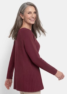 Strickpullover mit Baumwolle in A-Linie thumbnail 4