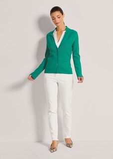 Blazer en maille fine à manches longues thumbnail 3