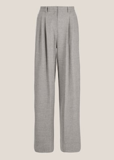 Weite Bundfaltenhose mit Bügelfalten thumbnail 7