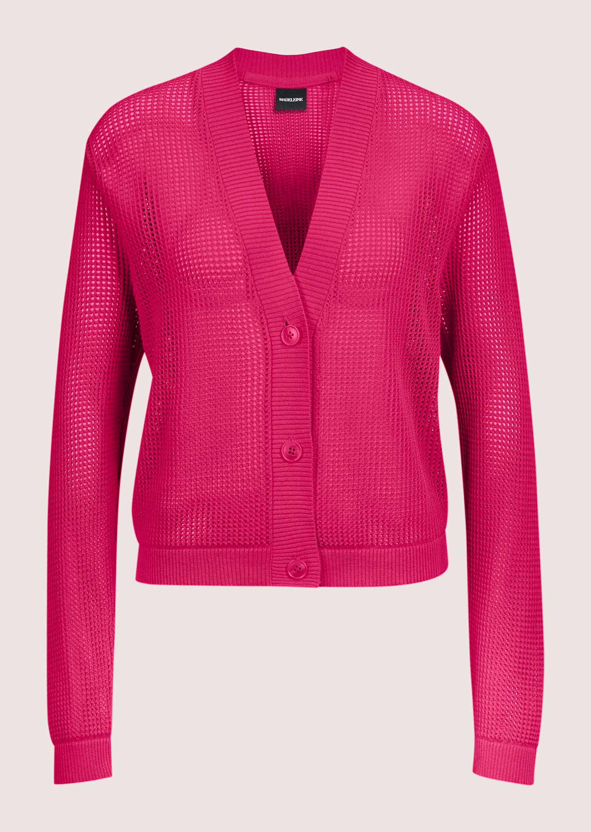 Short ajour cardigan