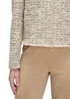 Cardigan en bouclette à fermeture zippée thumbnail 5