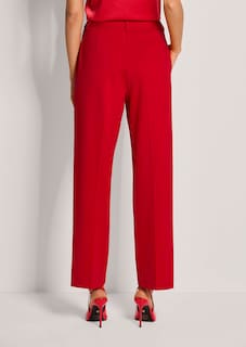Ankle-free jersey trousers with centre creases thumbnail 4