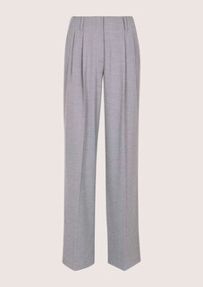 Pantalon à chevrons ample à pinces thumbnail 7