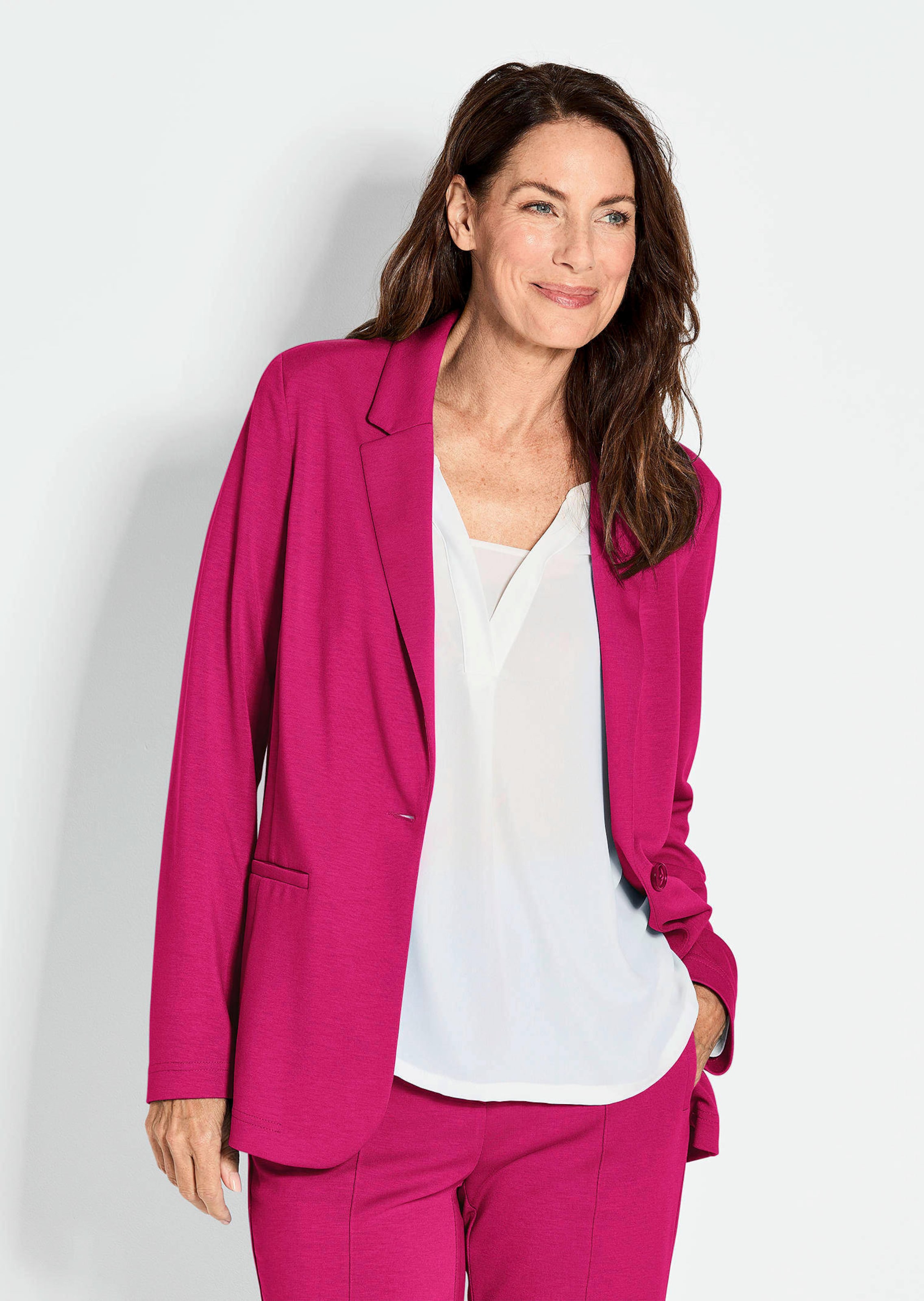 Lichte jersey blazer met uitstekende bewegingsvrijheid