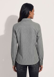Blouse with stripes and rhinestones thumbnail 4