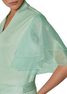 Bluse im Metallic-Look mit transparenten Ärmeln thumbnail 6