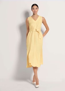 Ärmelloses Leinenkleid thumbnail 3