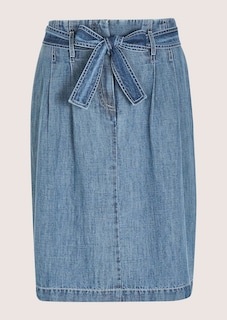 Jeansrock mit Bindegürtel thumbnail 7