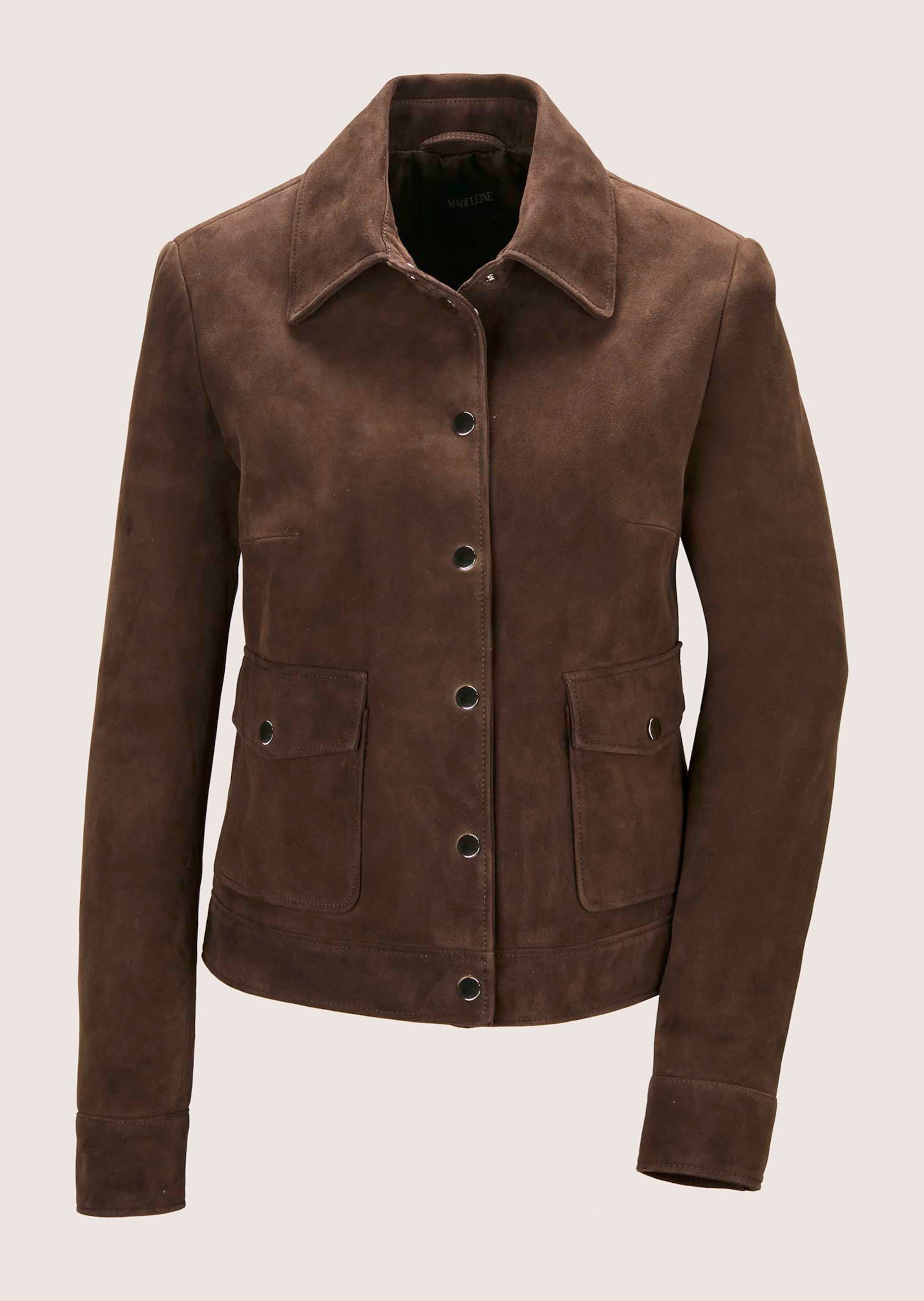 Lederjacke aus Ziegenvelours