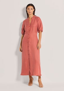 Langes Sommerkleid mit Stehkragen thumbnail 3