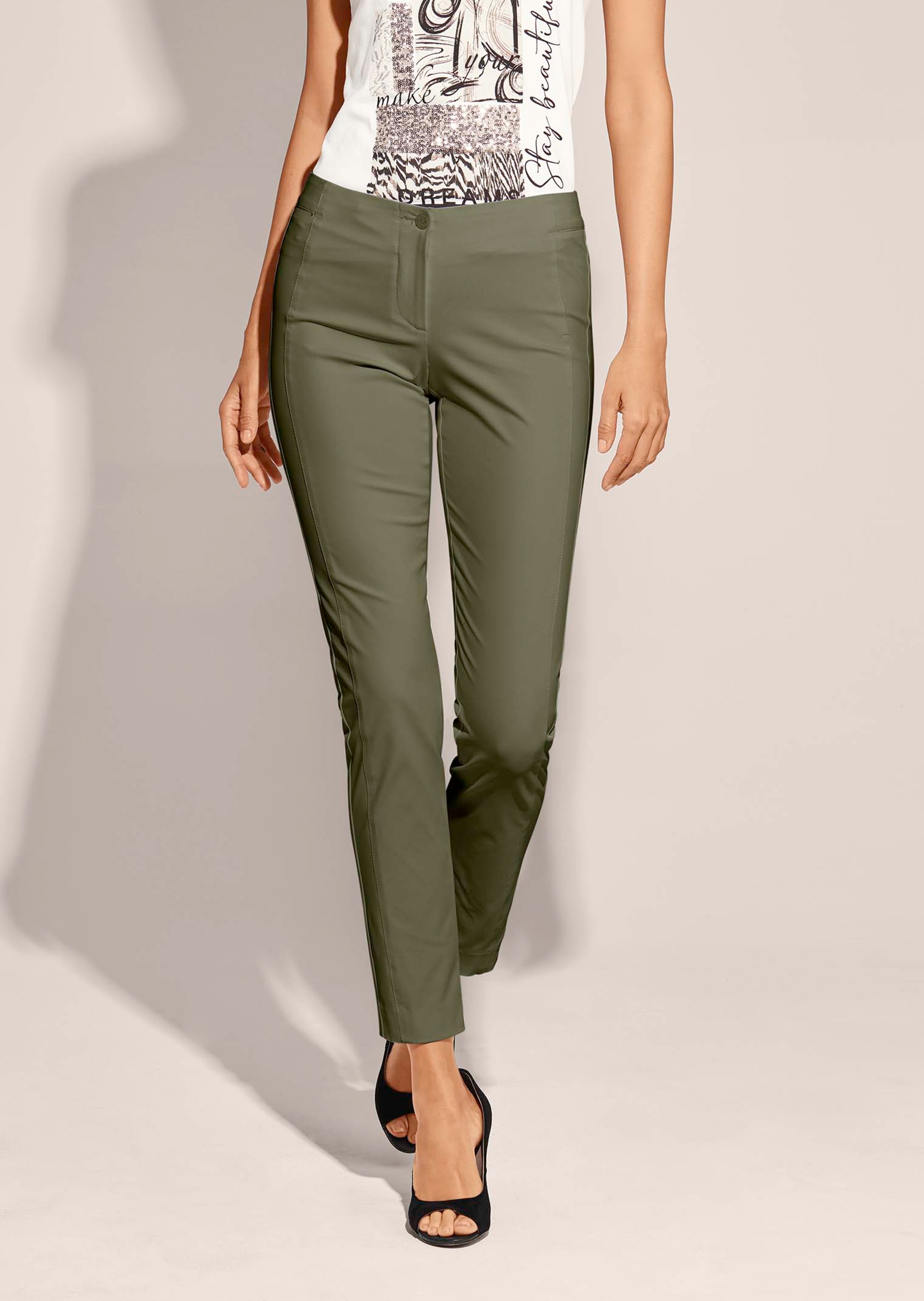 Schlanke Stretch-Hose