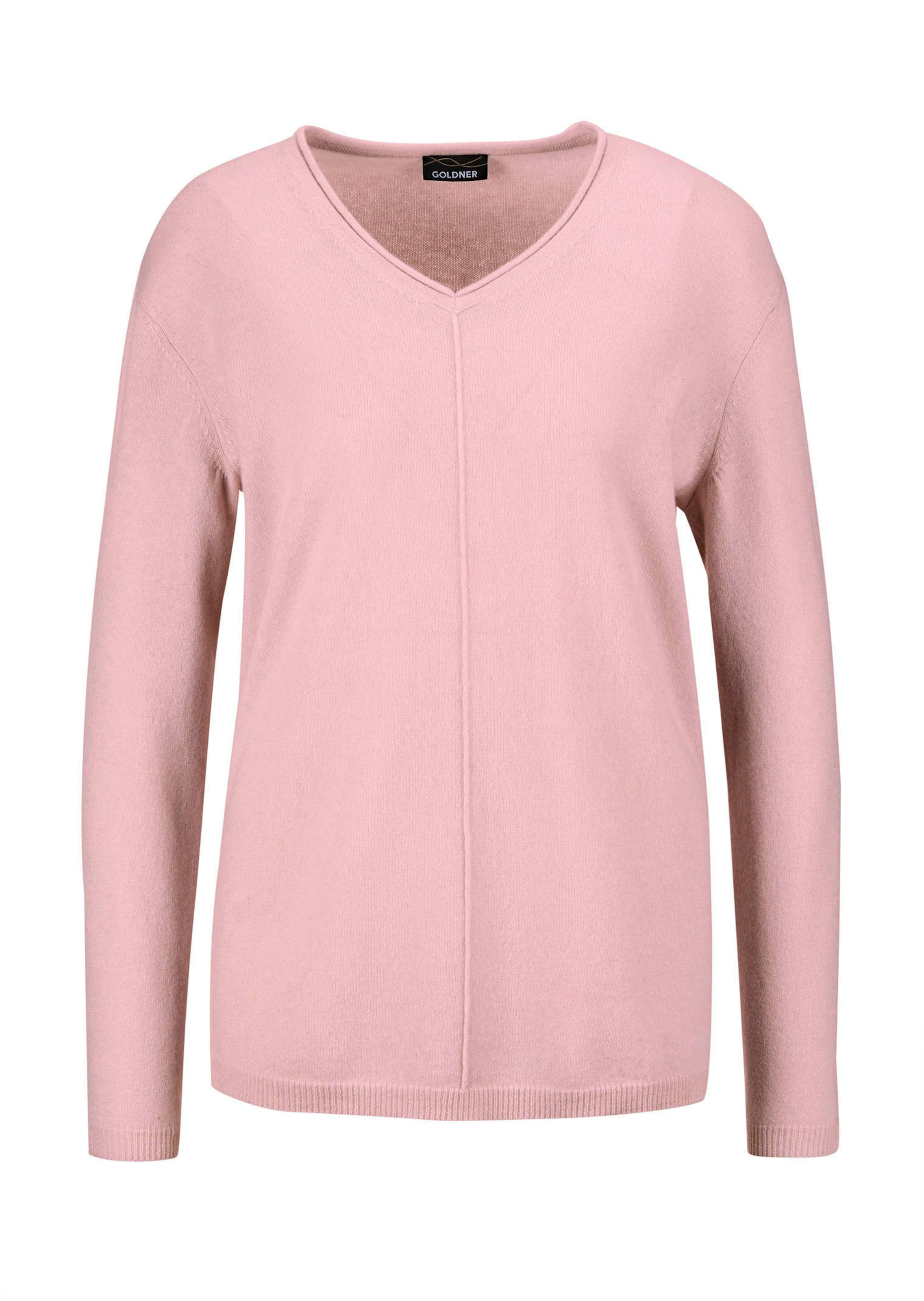 Pullover van kasjmier met V-hals