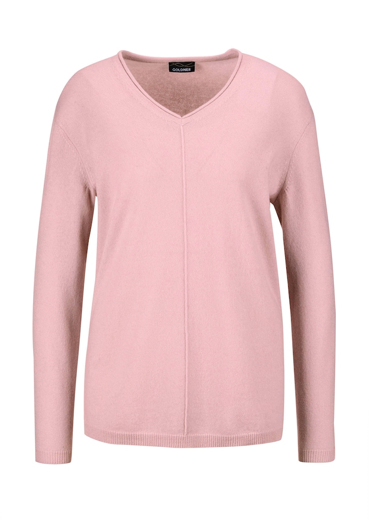 Pull à encolure en V en cachemire