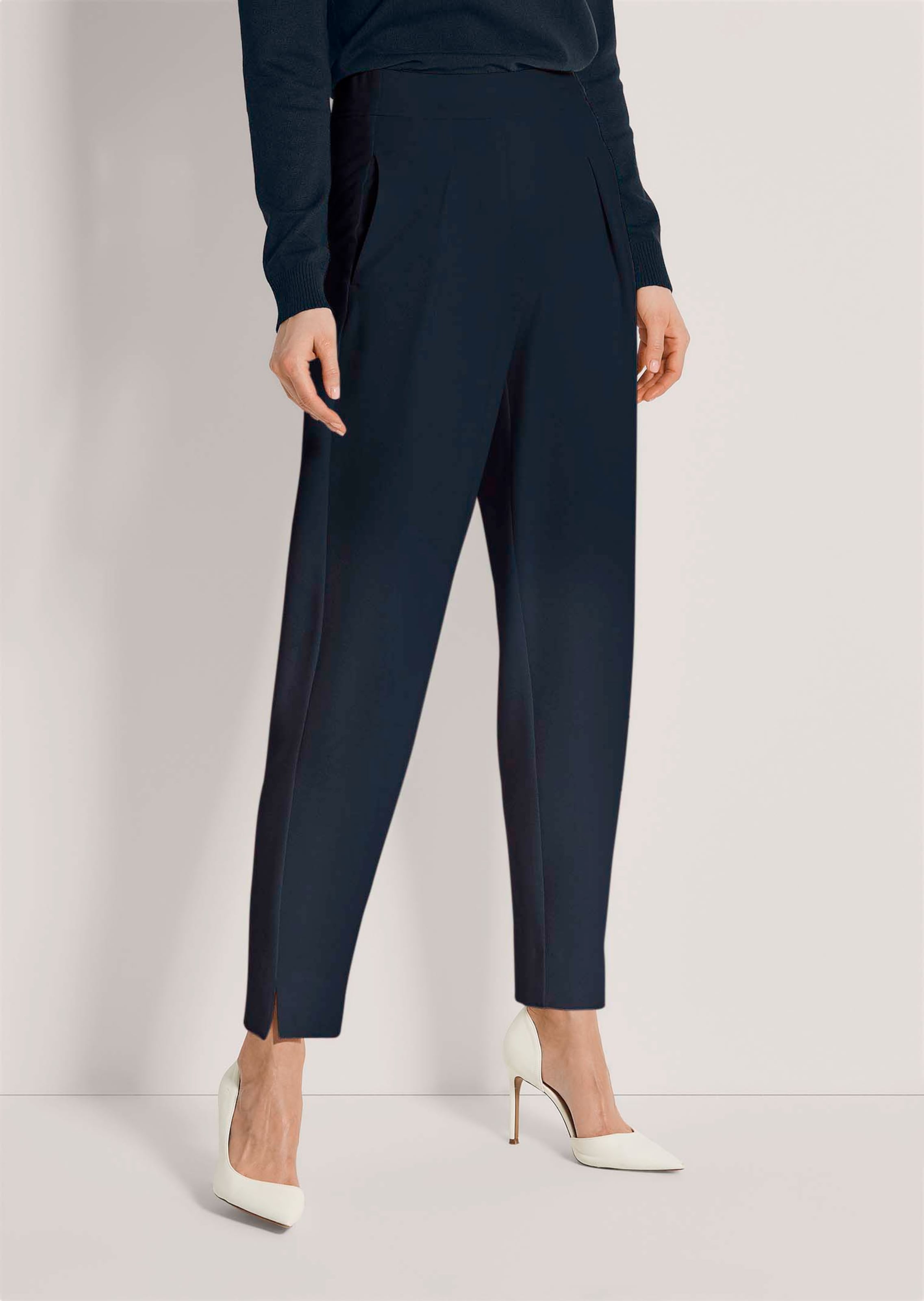 Barrel-Leg-Hose aus softem Jersey